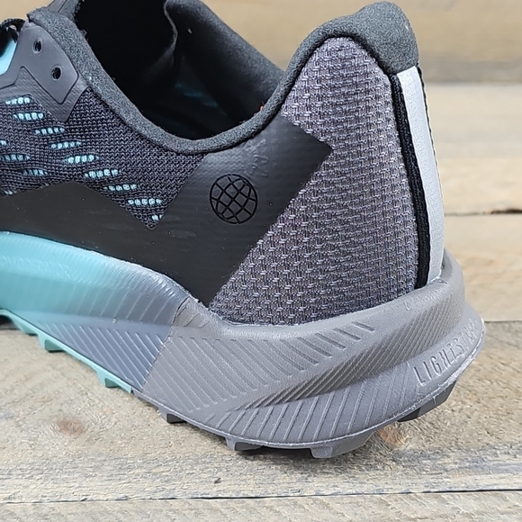 adidas Terrex Agravic Flow 2 Women's Trail Running Shoes Bkack Grey Blue Mint - Picture 11 of 12